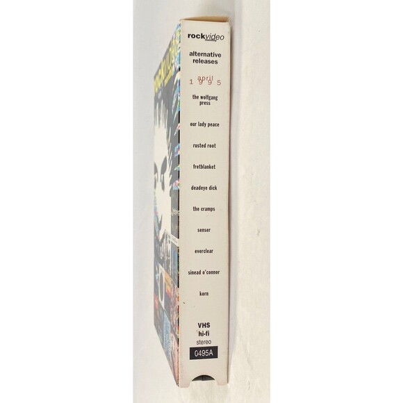 Rock Video Monthly Alternative Releases April 1995 VHS Pre-owned 0495A - Picture 12 of 13